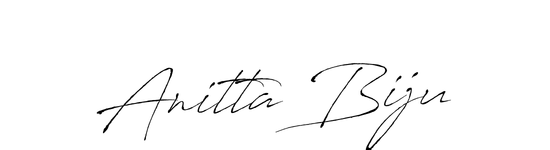 Use a signature maker to create a handwritten signature online. With this signature software, you can design (Antro_Vectra) your own signature for name Anitta Biju. Anitta Biju signature style 6 images and pictures png