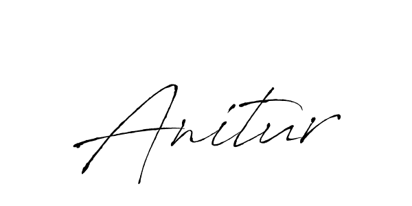Anitur stylish signature style. Best Handwritten Sign (Antro_Vectra) for my name. Handwritten Signature Collection Ideas for my name Anitur. Anitur signature style 6 images and pictures png