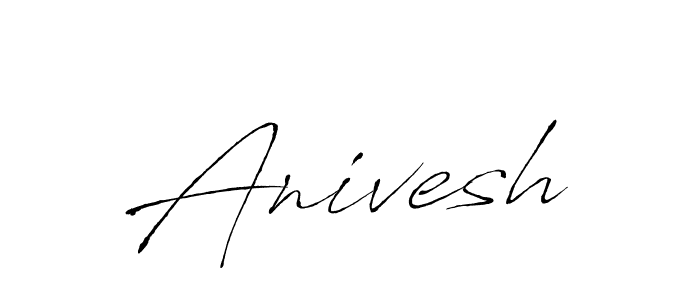 How to make Anivesh signature? Antro_Vectra is a professional autograph style. Create handwritten signature for Anivesh name. Anivesh signature style 6 images and pictures png