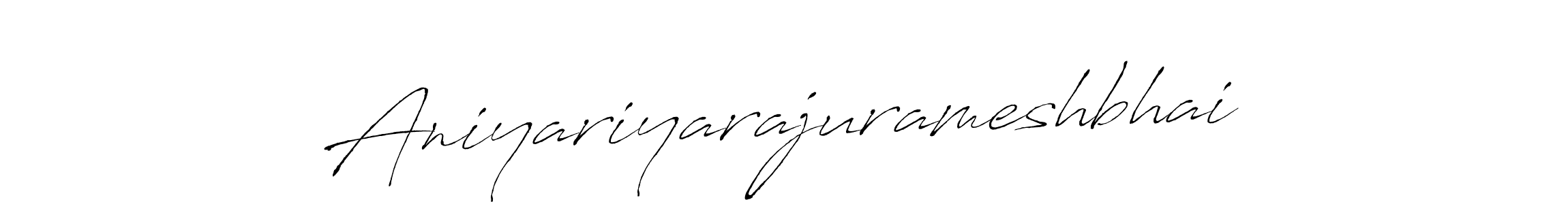 Create a beautiful signature design for name Aniyariyarajurameshbhai. With this signature (Antro_Vectra) fonts, you can make a handwritten signature for free. Aniyariyarajurameshbhai signature style 6 images and pictures png