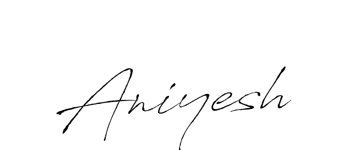 Antro_Vectra is a professional signature style that is perfect for those who want to add a touch of class to their signature. It is also a great choice for those who want to make their signature more unique. Get Aniyesh name to fancy signature for free. Aniyesh signature style 6 images and pictures png