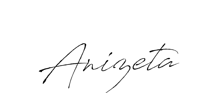 How to make Anizeta name signature. Use Antro_Vectra style for creating short signs online. This is the latest handwritten sign. Anizeta signature style 6 images and pictures png