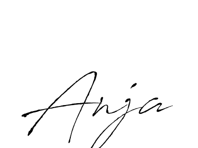 Make a beautiful signature design for name Anja. With this signature (Antro_Vectra) style, you can create a handwritten signature for free. Anja signature style 6 images and pictures png