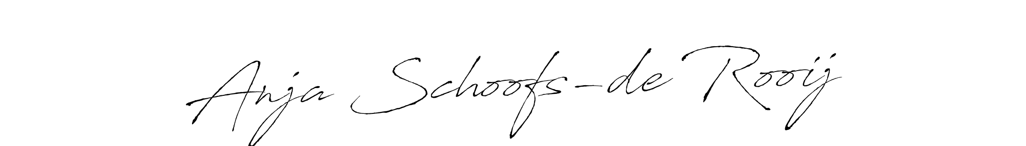 Anja Schoofs-de Rooij stylish signature style. Best Handwritten Sign (Antro_Vectra) for my name. Handwritten Signature Collection Ideas for my name Anja Schoofs-de Rooij. Anja Schoofs-de Rooij signature style 6 images and pictures png