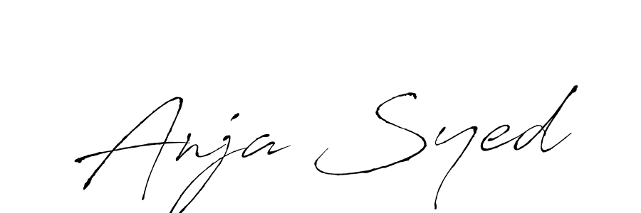 You can use this online signature creator to create a handwritten signature for the name Anja Syed. This is the best online autograph maker. Anja Syed signature style 6 images and pictures png