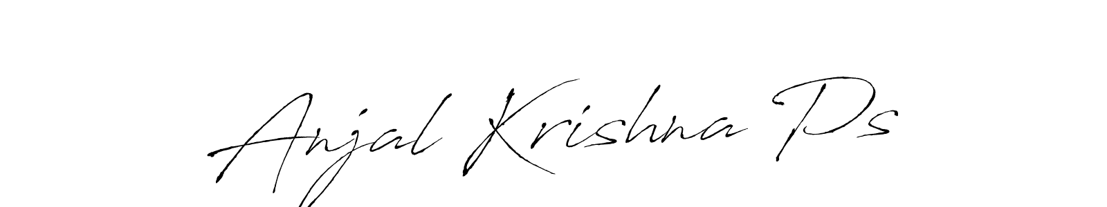 You can use this online signature creator to create a handwritten signature for the name Anjal Krishna Ps. This is the best online autograph maker. Anjal Krishna Ps signature style 6 images and pictures png