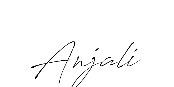 Create a beautiful signature design for name Anjali. With this signature (Antro_Vectra) fonts, you can make a handwritten signature for free. Anjali signature style 6 images and pictures png