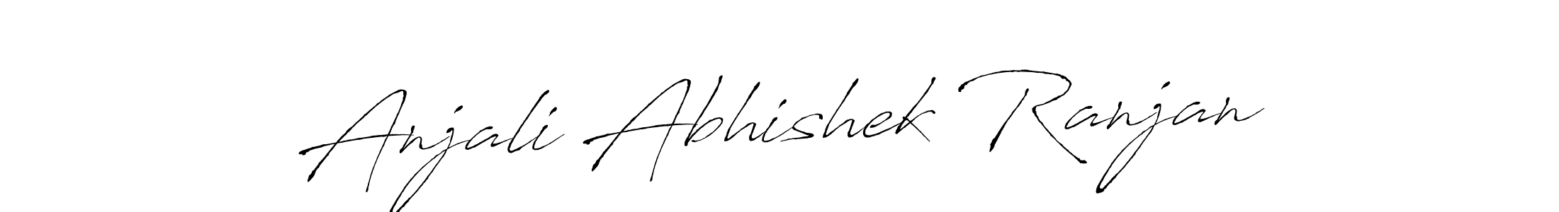 You can use this online signature creator to create a handwritten signature for the name Anjali Abhishek Ranjan. This is the best online autograph maker. Anjali Abhishek Ranjan signature style 6 images and pictures png