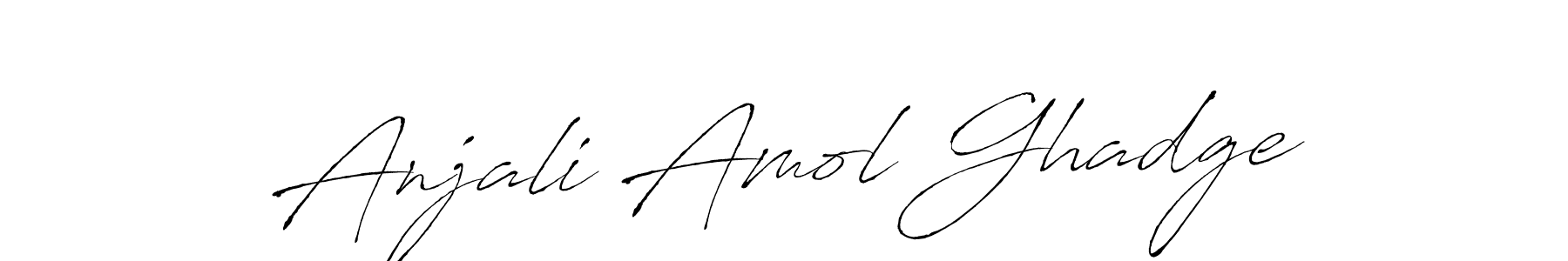 This is the best signature style for the Anjali Amol Ghadge name. Also you like these signature font (Antro_Vectra). Mix name signature. Anjali Amol Ghadge signature style 6 images and pictures png