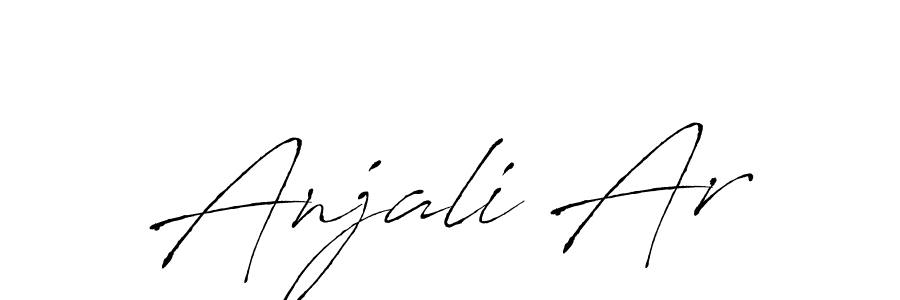 Antro_Vectra is a professional signature style that is perfect for those who want to add a touch of class to their signature. It is also a great choice for those who want to make their signature more unique. Get Anjali Ar name to fancy signature for free. Anjali Ar signature style 6 images and pictures png