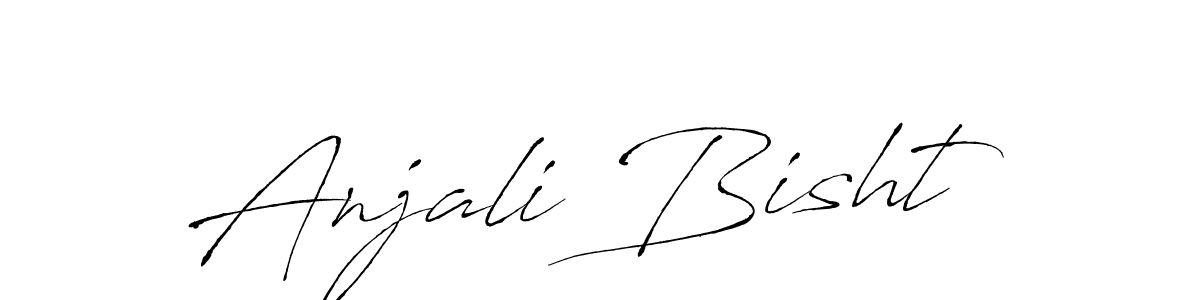 Create a beautiful signature design for name Anjali Bisht. With this signature (Antro_Vectra) fonts, you can make a handwritten signature for free. Anjali Bisht signature style 6 images and pictures png