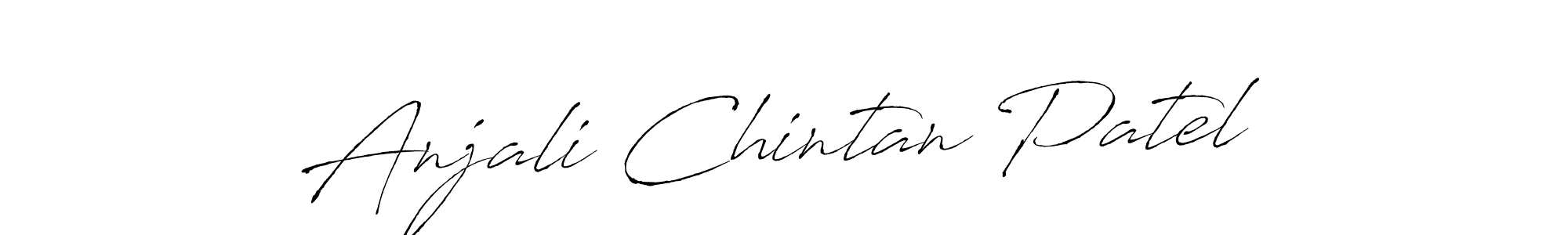 This is the best signature style for the Anjali Chintan Patel name. Also you like these signature font (Antro_Vectra). Mix name signature. Anjali Chintan Patel signature style 6 images and pictures png