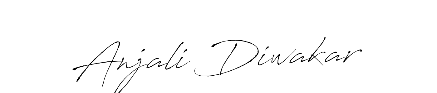 Also we have Anjali Diwakar name is the best signature style. Create professional handwritten signature collection using Antro_Vectra autograph style. Anjali Diwakar signature style 6 images and pictures png