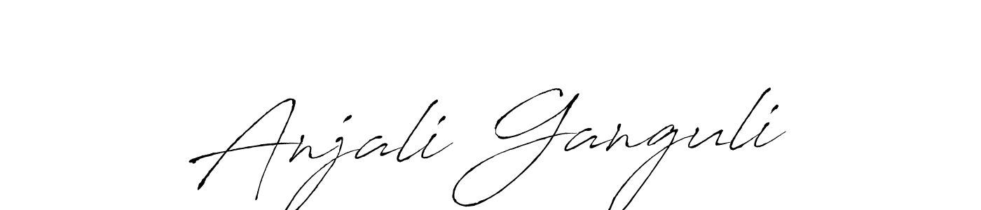 Create a beautiful signature design for name Anjali Ganguli. With this signature (Antro_Vectra) fonts, you can make a handwritten signature for free. Anjali Ganguli signature style 6 images and pictures png