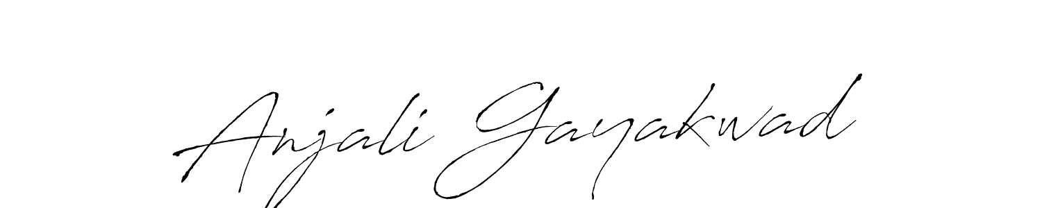 Anjali Gayakwad stylish signature style. Best Handwritten Sign (Antro_Vectra) for my name. Handwritten Signature Collection Ideas for my name Anjali Gayakwad. Anjali Gayakwad signature style 6 images and pictures png