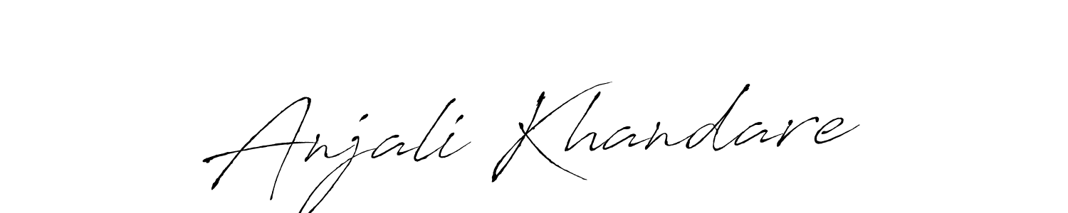 Also we have Anjali Khandare name is the best signature style. Create professional handwritten signature collection using Antro_Vectra autograph style. Anjali Khandare signature style 6 images and pictures png