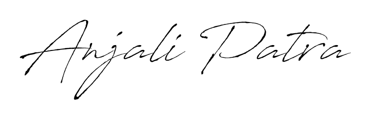 Explore multiple handwriting variations for Anjali Patra including this stunning Antro_Vectra design. Free to use across all platforms. Anjali Patra signature style 6 images and pictures png