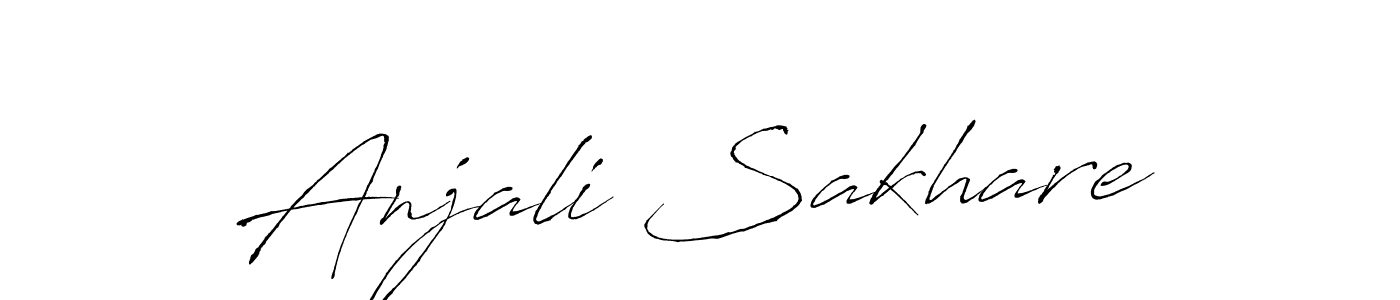 The best way (Antro_Vectra) to make a short signature is to pick only two or three words in your name. The name Anjali Sakhare include a total of six letters. For converting this name. Anjali Sakhare signature style 6 images and pictures png