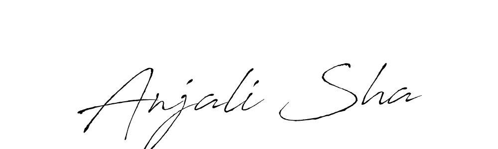 Make a short Anjali Sha signature style. Manage your documents anywhere anytime using Antro_Vectra. Create and add eSignatures, submit forms, share and send files easily. Anjali Sha signature style 6 images and pictures png
