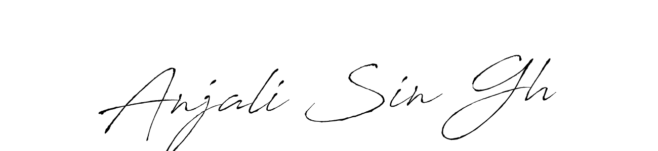 How to make Anjali Sin Gh signature? Antro_Vectra is a professional autograph style. Create handwritten signature for Anjali Sin Gh name. Anjali Sin Gh signature style 6 images and pictures png