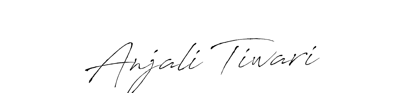 Design your own signature with our free online signature maker. With this signature software, you can create a handwritten (Antro_Vectra) signature for name Anjali Tiwari. Anjali Tiwari signature style 6 images and pictures png