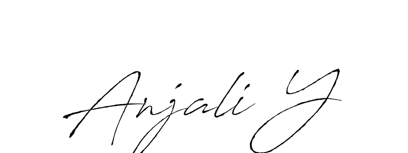 Also we have Anjali Y name is the best signature style. Create professional handwritten signature collection using Antro_Vectra autograph style. Anjali Y signature style 6 images and pictures png