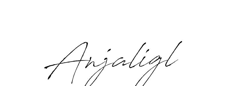 Use a signature maker to create a handwritten signature online. With this signature software, you can design (Antro_Vectra) your own signature for name Anjaligl. Anjaligl signature style 6 images and pictures png