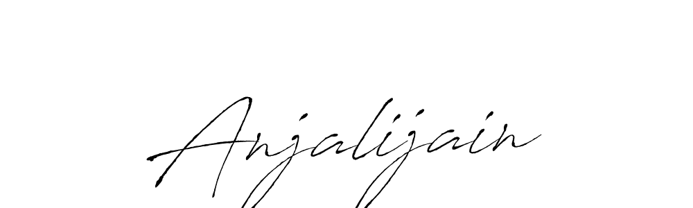 You should practise on your own different ways (Antro_Vectra) to write your name (Anjalijain) in signature. don't let someone else do it for you. Anjalijain signature style 6 images and pictures png