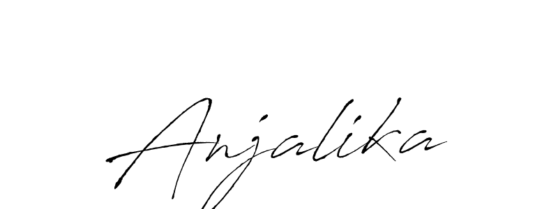 Create a beautiful signature design for name Anjalika. With this signature (Antro_Vectra) fonts, you can make a handwritten signature for free. Anjalika signature style 6 images and pictures png