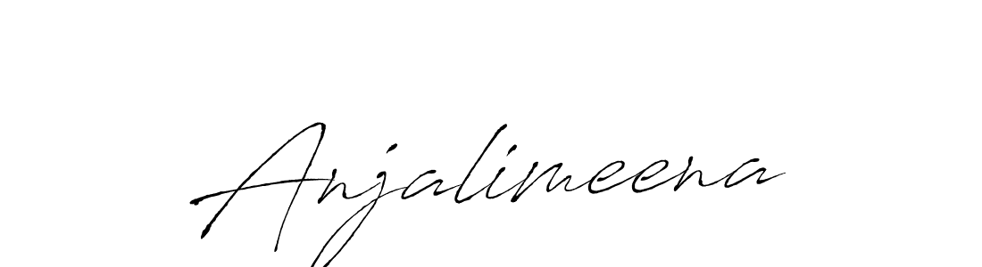 Anjalimeena stylish signature style. Best Handwritten Sign (Antro_Vectra) for my name. Handwritten Signature Collection Ideas for my name Anjalimeena. Anjalimeena signature style 6 images and pictures png