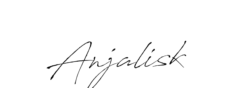 Also You can easily find your signature by using the search form. We will create Anjalisk name handwritten signature images for you free of cost using Antro_Vectra sign style. Anjalisk signature style 6 images and pictures png