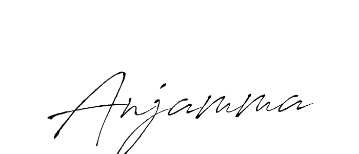 if you are searching for the best signature style for your name Anjamma. so please give up your signature search. here we have designed multiple signature styles  using Antro_Vectra. Anjamma signature style 6 images and pictures png