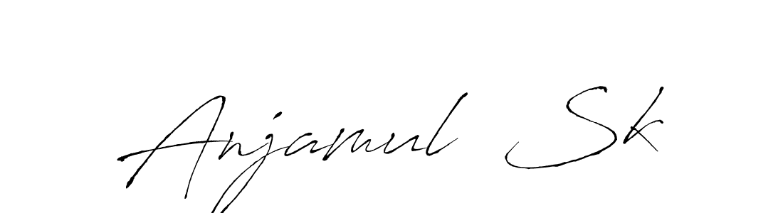 Once you've used our free online signature maker to create your best signature Antro_Vectra style, it's time to enjoy all of the benefits that Anjamul  Sk name signing documents. Anjamul  Sk signature style 6 images and pictures png