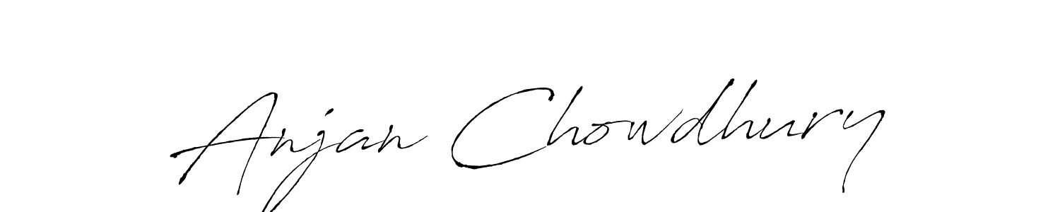 Also You can easily find your signature by using the search form. We will create Anjan Chowdhury name handwritten signature images for you free of cost using Antro_Vectra sign style. Anjan Chowdhury signature style 6 images and pictures png