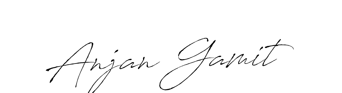 It looks lik you need a new signature style for name Anjan Gamit. Design unique handwritten (Antro_Vectra) signature with our free signature maker in just a few clicks. Anjan Gamit signature style 6 images and pictures png