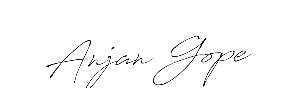 This is the best signature style for the Anjan Gope name. Also you like these signature font (Antro_Vectra). Mix name signature. Anjan Gope signature style 6 images and pictures png