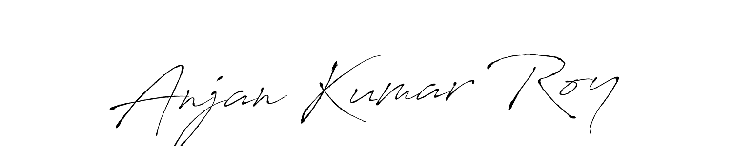 Create a beautiful signature design for name Anjan Kumar Roy. With this signature (Antro_Vectra) fonts, you can make a handwritten signature for free. Anjan Kumar Roy signature style 6 images and pictures png