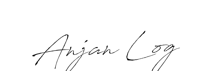 Once you've used our free online signature maker to create your best signature Antro_Vectra style, it's time to enjoy all of the benefits that Anjan Log name signing documents. Anjan Log signature style 6 images and pictures png