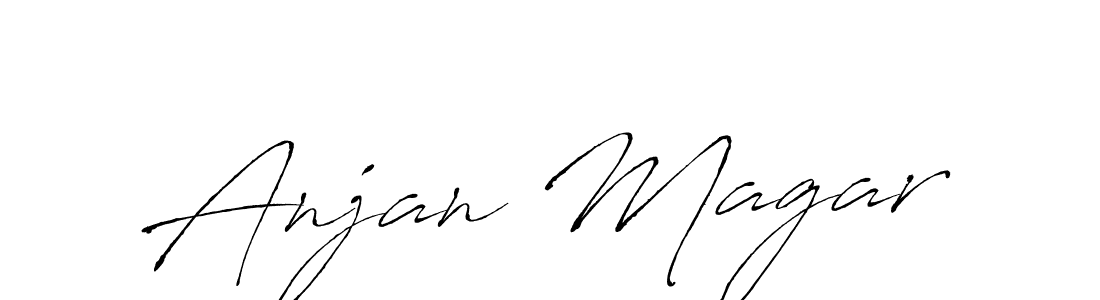 Also we have Anjan Magar name is the best signature style. Create professional handwritten signature collection using Antro_Vectra autograph style. Anjan Magar signature style 6 images and pictures png