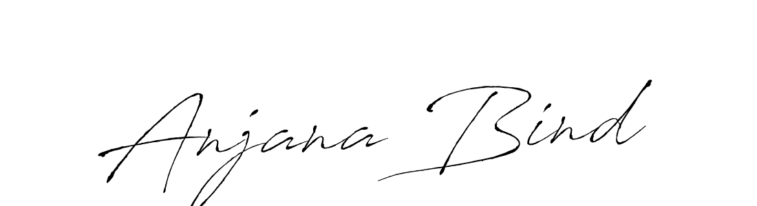 You should practise on your own different ways (Antro_Vectra) to write your name (Anjana Bind) in signature. don't let someone else do it for you. Anjana Bind signature style 6 images and pictures png