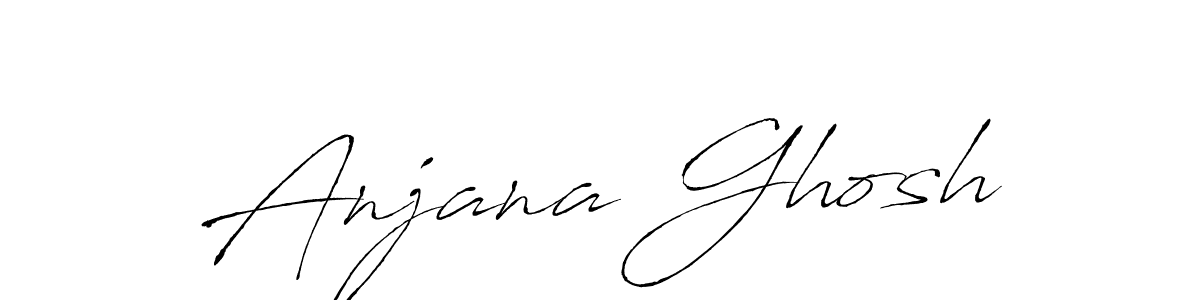 Create a beautiful signature design for name Anjana Ghosh. With this signature (Antro_Vectra) fonts, you can make a handwritten signature for free. Anjana Ghosh signature style 6 images and pictures png