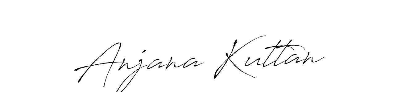 Use a signature maker to create a handwritten signature online. With this signature software, you can design (Antro_Vectra) your own signature for name Anjana Kuttan. Anjana Kuttan signature style 6 images and pictures png