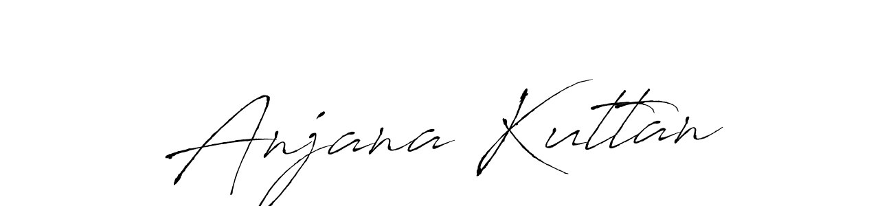 It looks lik you need a new signature style for name Anjana Kuttan. Design unique handwritten (Antro_Vectra) signature with our free signature maker in just a few clicks. Anjana Kuttan signature style 6 images and pictures png