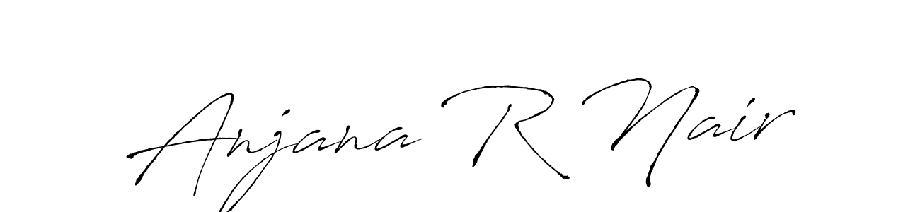 You can use this online signature creator to create a handwritten signature for the name Anjana R Nair. This is the best online autograph maker. Anjana R Nair signature style 6 images and pictures png