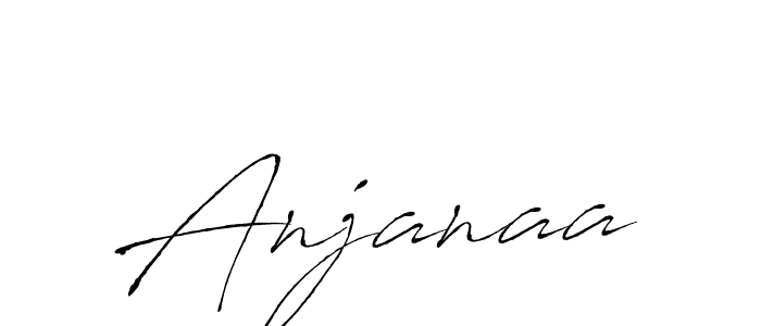 Use a signature maker to create a handwritten signature online. With this signature software, you can design (Antro_Vectra) your own signature for name Anjanaa. Anjanaa signature style 6 images and pictures png