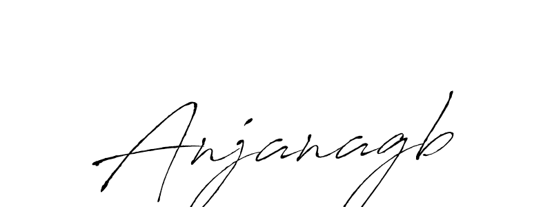 Anjanagb stylish signature style. Best Handwritten Sign (Antro_Vectra) for my name. Handwritten Signature Collection Ideas for my name Anjanagb. Anjanagb signature style 6 images and pictures png