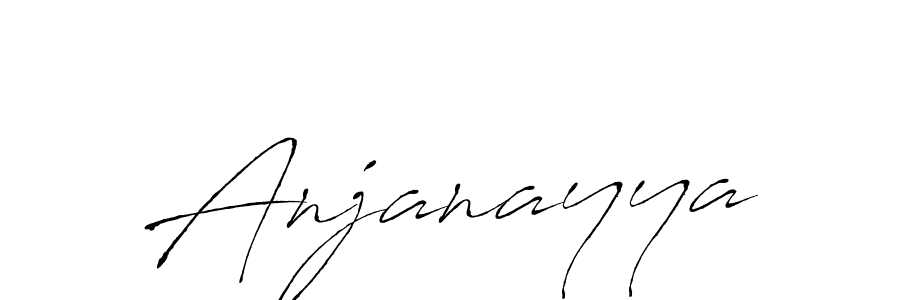 How to make Anjanayya signature? Antro_Vectra is a professional autograph style. Create handwritten signature for Anjanayya name. Anjanayya signature style 6 images and pictures png