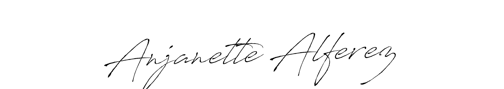 It looks lik you need a new signature style for name Anjanette Alferez. Design unique handwritten (Antro_Vectra) signature with our free signature maker in just a few clicks. Anjanette Alferez signature style 6 images and pictures png