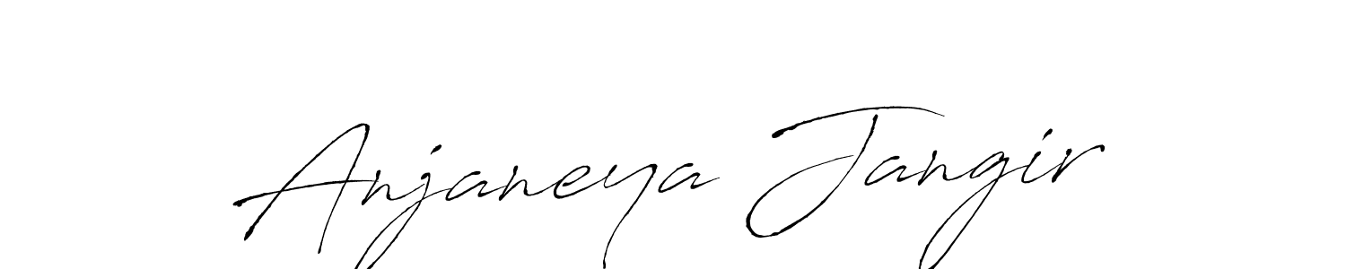 Create a beautiful signature design for name Anjaneya Jangir. With this signature (Antro_Vectra) fonts, you can make a handwritten signature for free. Anjaneya Jangir signature style 6 images and pictures png