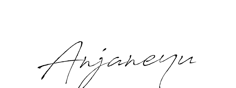 Create a beautiful signature design for name Anjaneyu. With this signature (Antro_Vectra) fonts, you can make a handwritten signature for free. Anjaneyu signature style 6 images and pictures png